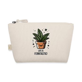 Life is Ferntastic - Organic Pouch - nature - Front