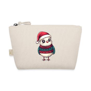 Dove Bird Christmas - Organic Pouch - nature - Front