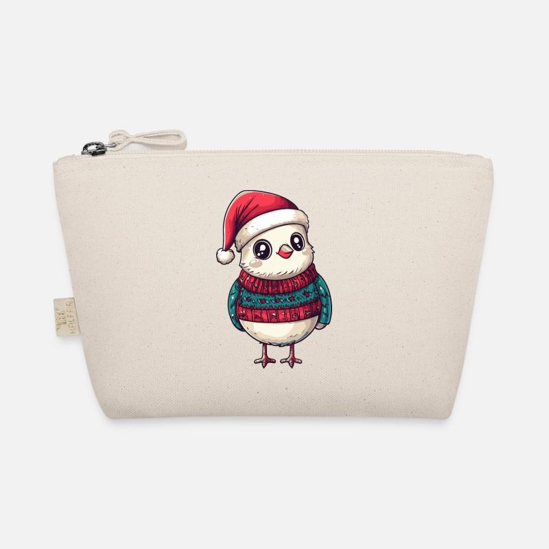 Taube Vogel Weihnachten Bio-Täschchen