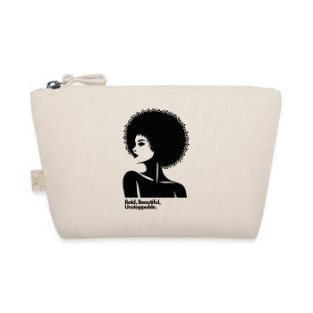 Afro Queen Silhouette - Bio-Täschchen - Natur - Vorne