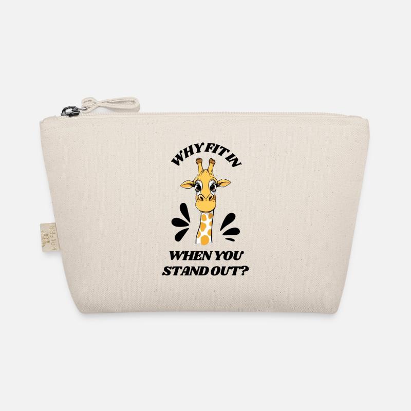 Why fit in when you stand out? – Giraffe Bio-Täschchen