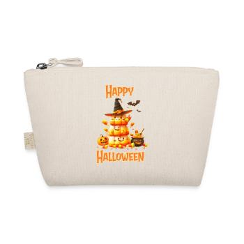 Halloween – Happy Halloween Candy Pyramid - Organic Pouch - nature - Front
