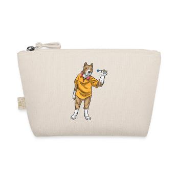 Pitbull Dart Dartpfeil - Organic Pouch - nature - Front