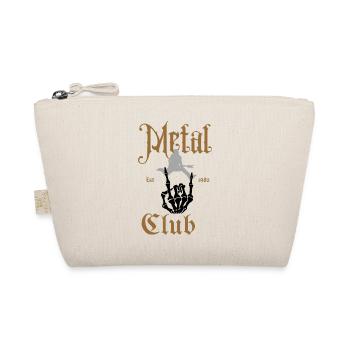 Metal Club / cooles Designe - Bio-Täschchen - Natur - Vorne