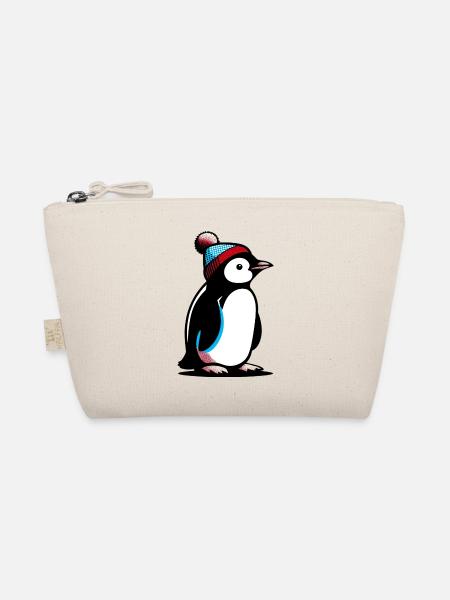 Pinguin - Bio-Täschchen - Natur