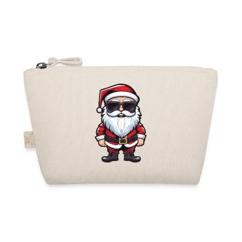 Santa Claus Comic Santa - Organic Pouch - nature - Front