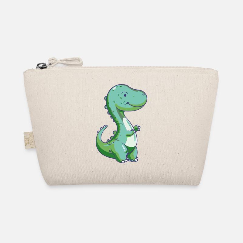 Dinosaurier - Bio-Täschchen - Natur