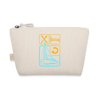 Eat Sleep Sail Repeat Daily Icons - Organic Pouch - nature - Front