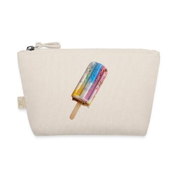 Regenbogen Eis am Stil - Bio-Täschchen - Natur - Vorne