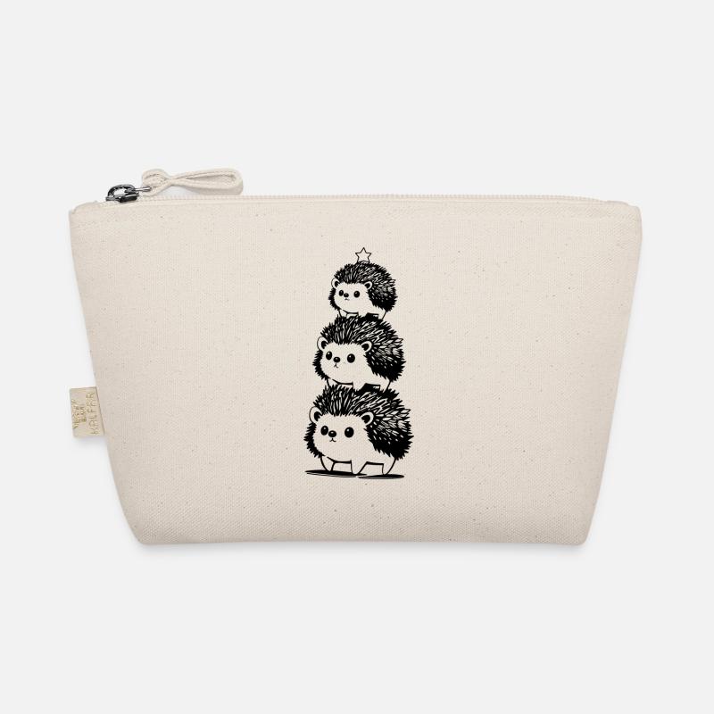 Igel Tannenbaum mit Stern Bio-Täschchen