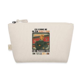 I'll Never Retire Dad Grandpa - Organic Pouch - nature - Front