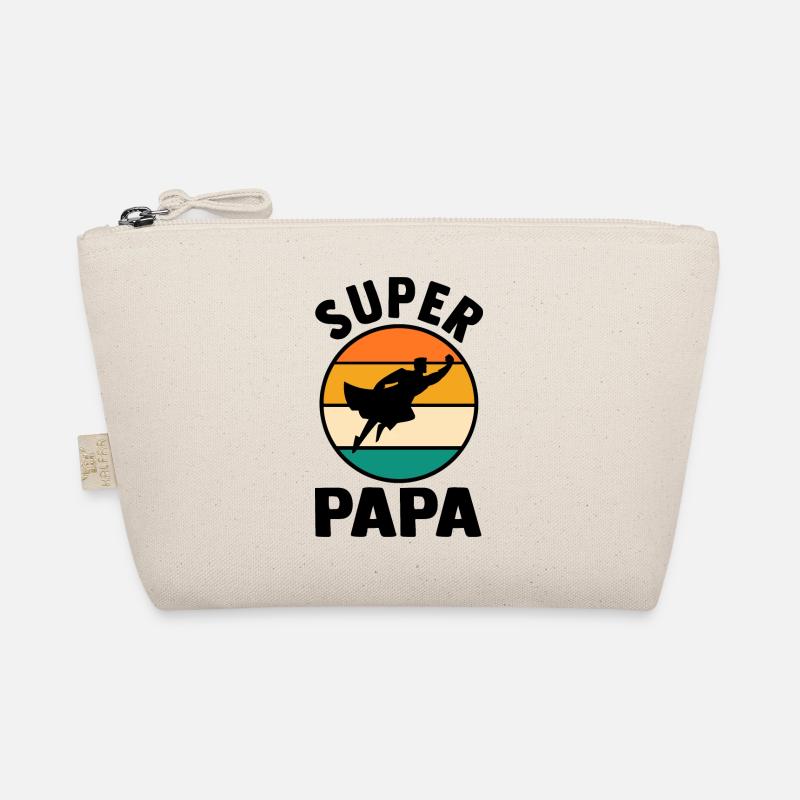 Father Superhero Dad Organic Pouch