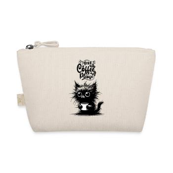 Coffee Cat Morning Grouch Cat Lover Colleague - Organic Pouch - nature - Front