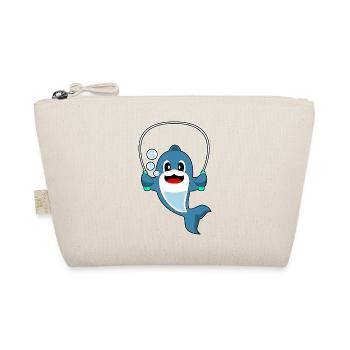 Delfin Seilspringen Springseil Fitness - Bio-Täschchen - Natur - Vorne