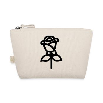 Pink Flower - Organic Pouch - nature - Front