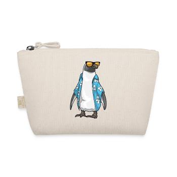 Pinguin Strand Sonnenbrille Sommer - Bio-Täschchen - Natur - Vorne