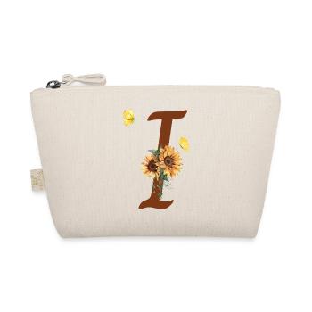 Buchstabe i Sonnenblume Schmetterling - Bio-Täschchen - Natur - Vorne