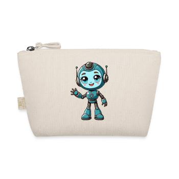 Robot girl - Organic Pouch - nature - Front