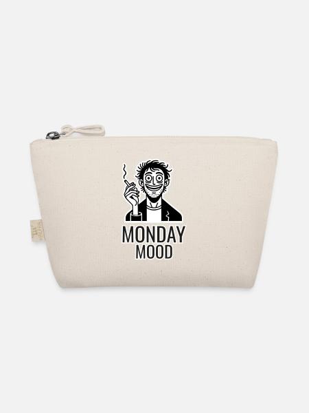 Caffeinated man smoking a cigarette - Monday Mood - Organic Pouch - nature - Front