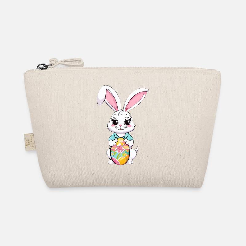 Lapin de Pâques avec des œufs de Pâques Trousse biologique