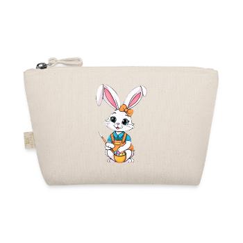 Osterhase mit Ostereiern - Bio-Täschchen - Natur - Vorne