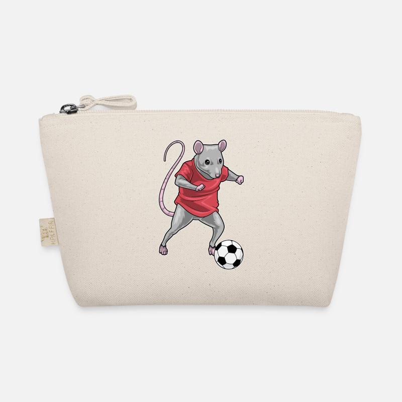 Rat Soccer Player Soccer Organic Pouch