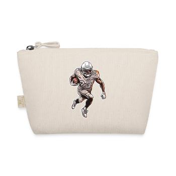 American Football Skizze - Bio-Täschchen - Natur - Vorne