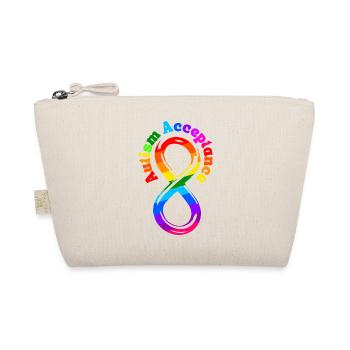 Not Less Autism Acceptance - Organic Pouch - nature - Front