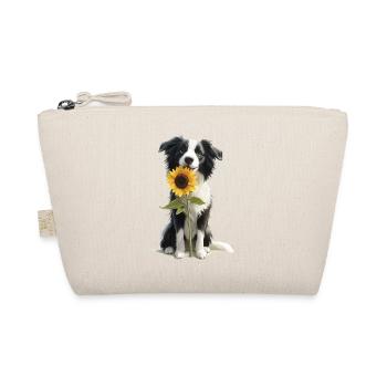Border Collie - Bio-Täschchen - Natur - Vorne