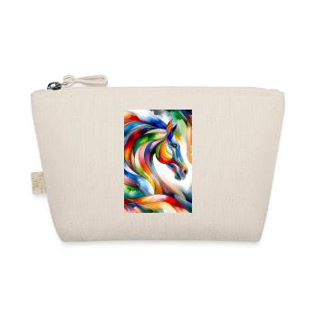 Horse abstract - Organic Pouch - nature - Front
