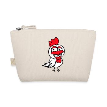 poulet oiseau coq poussin coq sourire drôle amusant - Trousse biologique - nature - Devant