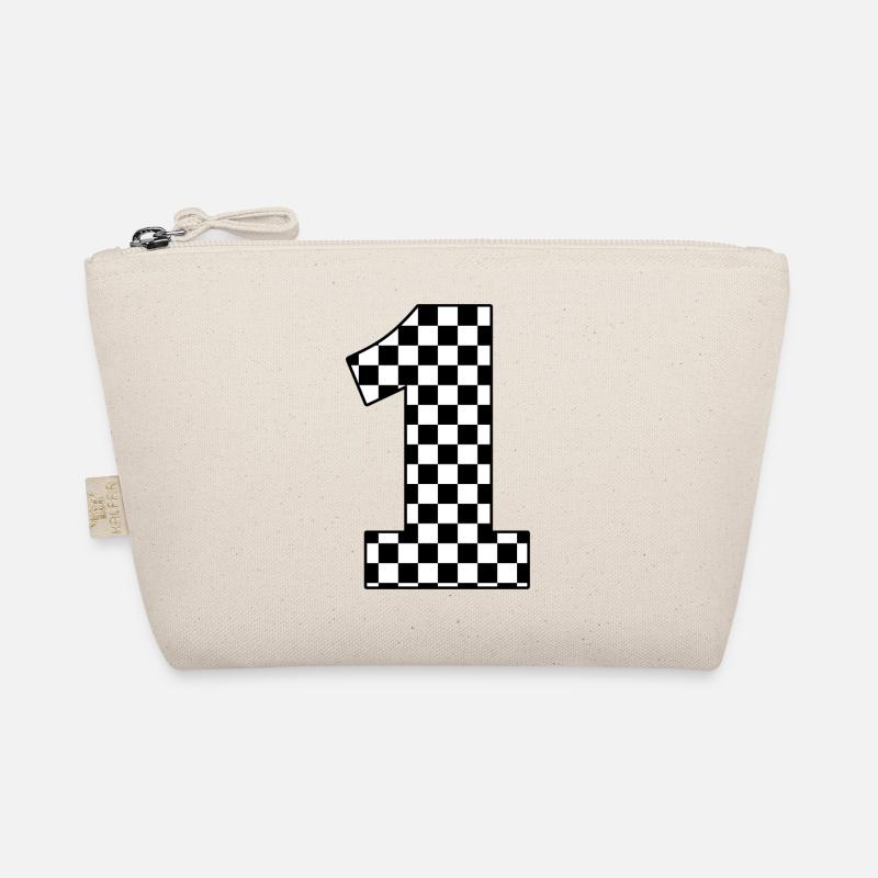 Number 1 checkered Organic Pouch
