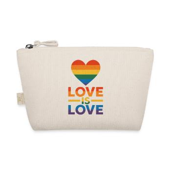 Love is Love - Bio-Täschchen - Natur - Vorne