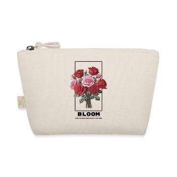 Bloom Bouquet of Roses - Vintage Floral Design - Organic Pouch - nature - Front