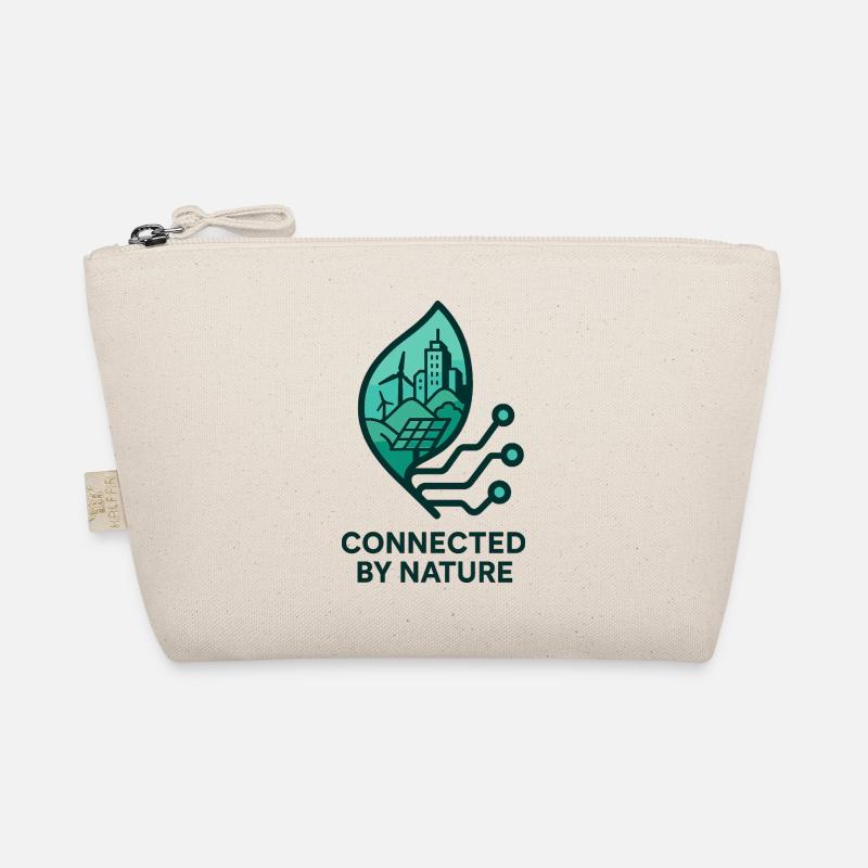 Connected by Nature - Bio-Täschchen - Natur