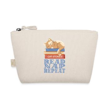Chat endormi et livres - Trousse biologique - nature - Devant