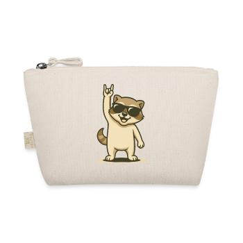 Rock'n'Raccoon Baby - Organic Pouch - nature - Front
