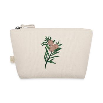 Pink Branch Oleander Flower - Organic Pouch - nature - Front