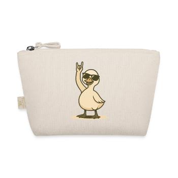 Cool rocker swan chick - Organic Pouch - nature - Front