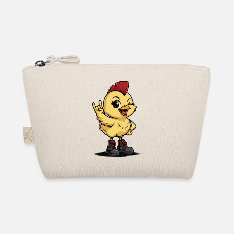 Punk Rock Chick avec des bottes Trousse biologique