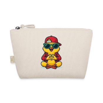 Chill Heart Chick - Organic Pouch - nature - Front