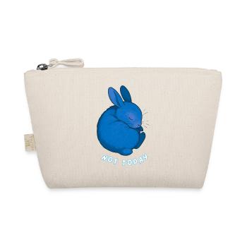 Rabbit - Nicht heute - Bio-Täschchen - Natur - Vorne