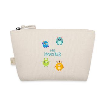 Little monsters - Organic Pouch - nature - Front