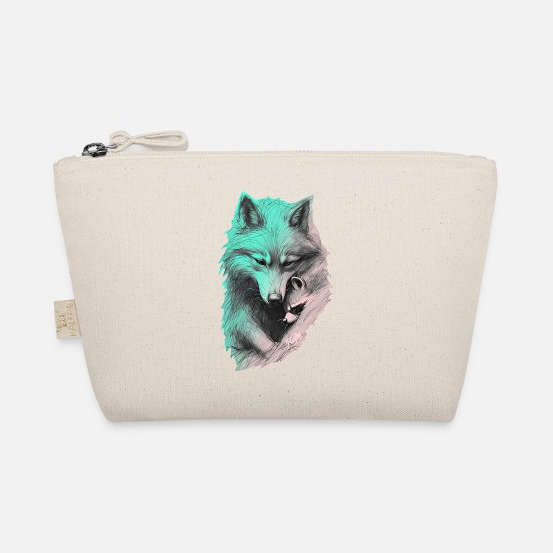 🐺 🦝 Shared Silence Organic Pouch