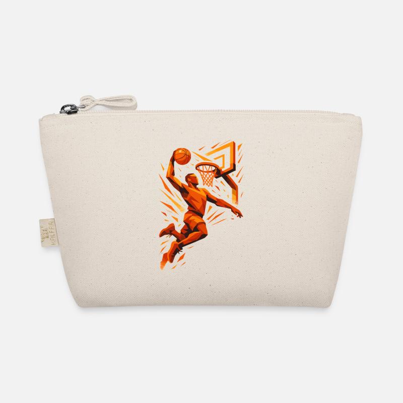 Basketball Slam Dunk Throw Player Dunking Gift Organic Pouch