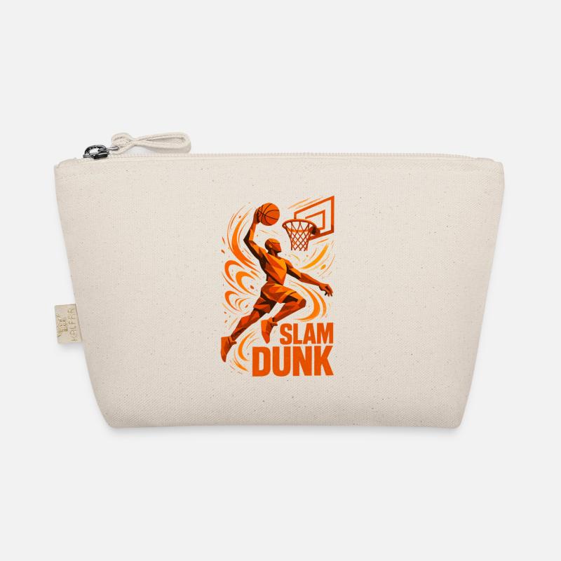 Basketball Slam Dunk Throw Player Dunking Gift Organic Pouch
