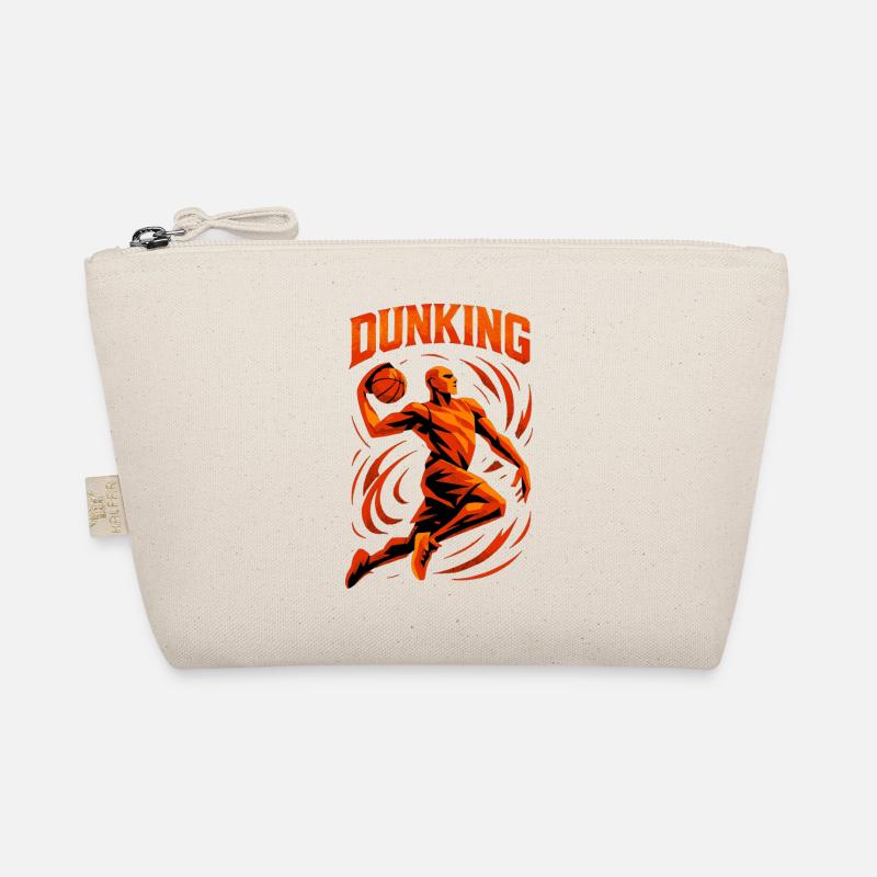 Basketball Dunk Throw Player Dunking Gift Organic Pouch