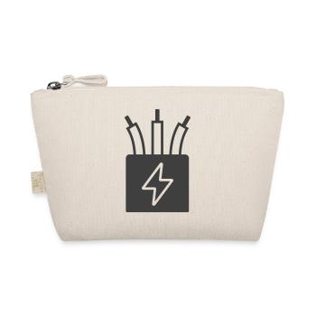 Câble électrique Alimentation Icône Logo - Trousse biologique - nature - Devant
