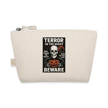 Night Horror Halloween Design - Organic Pouch - nature - Front