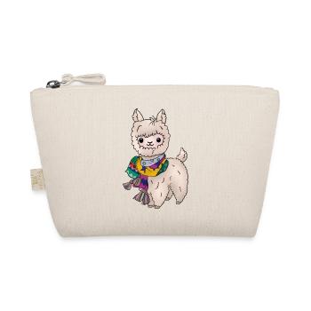 Winter Llama - Organic Pouch - nature - Front